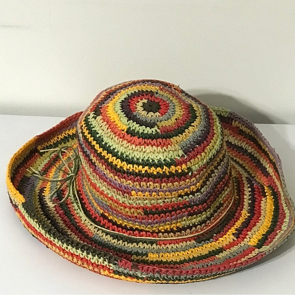 Betmar New York Multicolor Floppy Straw Hat - Picture 2 of 4